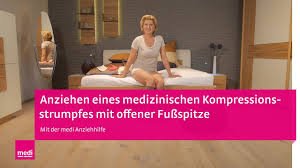 Kompressionsstrümpfe anziehen